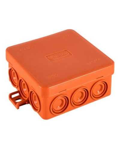 Коробка JBL085 85х85х38, 12 вых., 4P (0,15...6мм²) (43755HF): Коробка монтажная, огнестойкая, без галогена в Омске