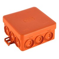 Коробка JBL085 85х85х38, 12 вых., 2P (0,15...2,5мм²) (43055HF): Коробка монтажная, огнестойкая, без галогена