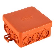 Коробка JBL085 85х85х38, 12 вых., 2P (0,15...2,5мм²) (43055HF): Коробка монтажная, огнестойкая, без галогена