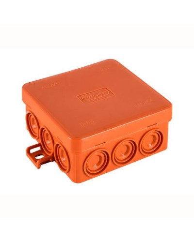 Коробка JBL085 85х85х38, 12 вых., 10P (0,15...2,5мм²) (43365HF). Коробка монтажная, огнестойкая, без галогена. Экопласт в Омске