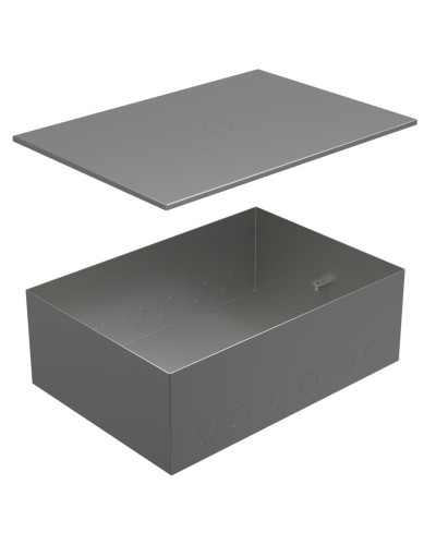 Коробка металлическая с крышкой для заливки в пол BOX/6-8 (70161): Коробка металлическая с крышкой для заливки в пол 249,6х167,6х75мм, для люков 70062, 70082 в Омске