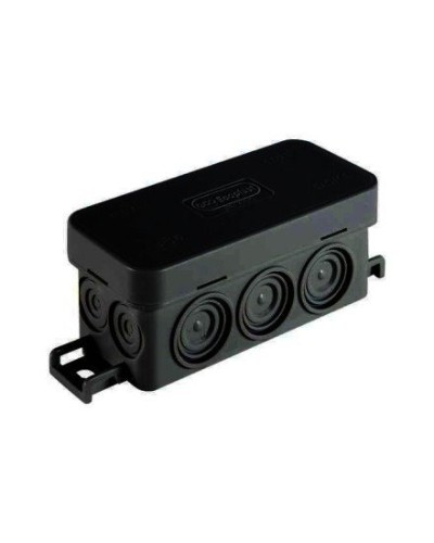 Коробка JBL090 90х42х40, 10 вых., IP55, черная (44055BL-1). Коробка монтажная. Экопласт в Омске