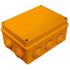Коробка JBS150 150х110х70, 10 вых., 8P (1,5…6мм²) (43229HF): Коробка монтажная, огнестойкая, без галогена