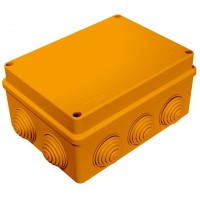 Коробка JBS150 150х110х70, 10 вых., 6P (1,5…6мм²) (43139HF): Коробка монтажная, огнестойкая, без галогена