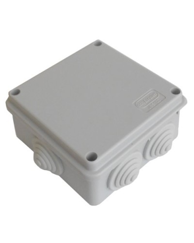Коробка JBS100 100х100х55, 6 вых., 6P (0,15...2,5мм²) серая (43017HF-GR). Коробка монтажная, огнестойкая, без галогена. Экопласт в Омске
