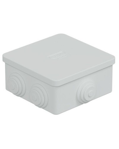 Коробка JBS080 85х85х40, 6 вых, IP44, белая (44006W-1). Коробка монтажная. Экопласт в Омске