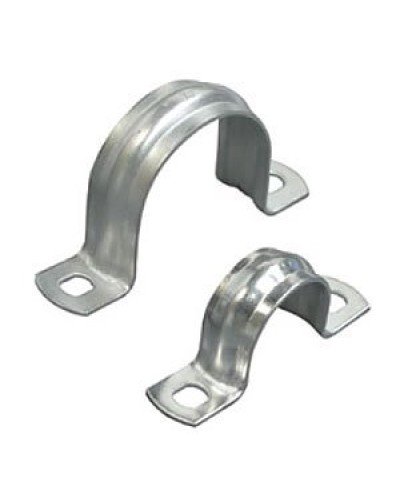 Скоба двухлапковая D50 с двумя отверстиями (50шт) (43650-50): Скоба оцинкованная в Омске