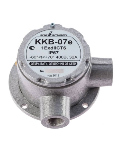 ККВ-07е-Ех-А-Р1-У-БК1, ШТ1/2+ШТ1/2. Коробка коммутационная взрывозащищенная угловая. Эридан в Омске