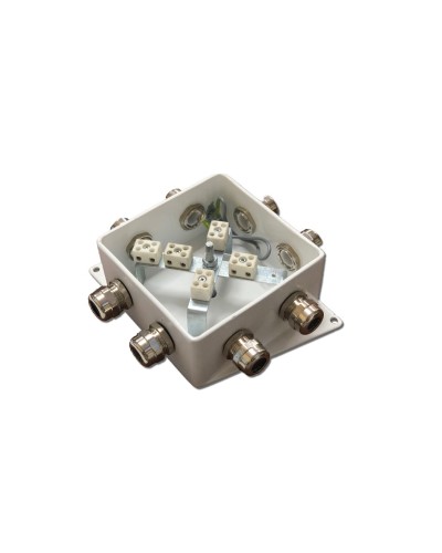 КМ-О (10к)-IP66-120х120, четыре ввода: Коробка монтажная огнестойкая в Омске