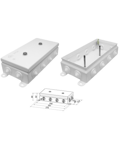 КМ IP55-1224. Коробка монтажная электротехническая. Гефест в Омске