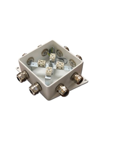КМ-О (8к)-IP66-120х120, четыре ввода. Коробка монтажная огнестойкая. Гефест в Омске
