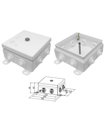 КМ IP55-1212. Коробка монтажная электротехническая. Гефест в Омске