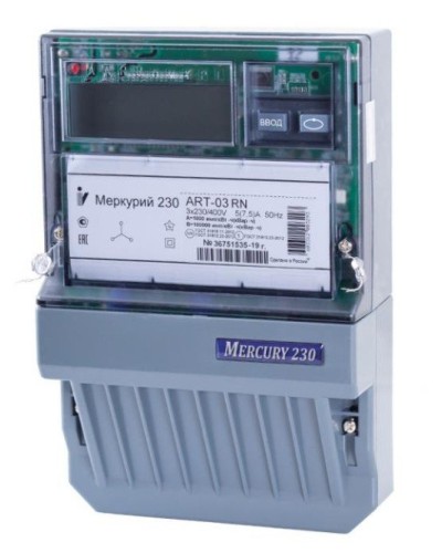 Меркурий 230 ART-01 PQRSIN 3ф 5-60А 1.0/2.0 класс точности, многотарифный (М0000051910). Счетчик электроэнергии. Инкотекс в Омске