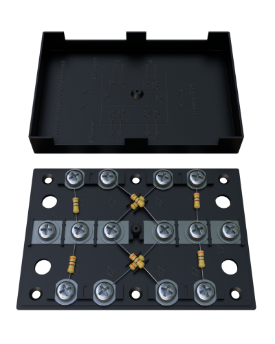 KRA-4 75 Om black (MEC42102). Коробка на 4 абонента. МЭК-Электрика в Омске