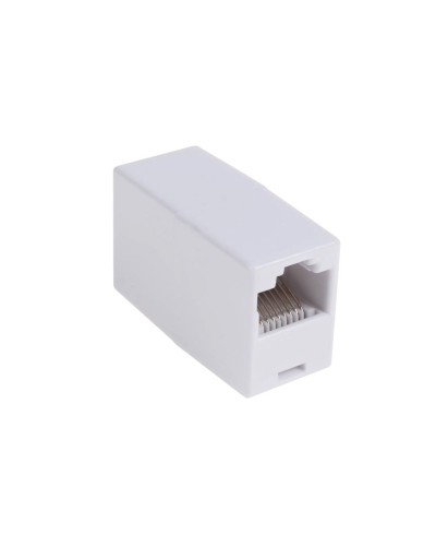 RJ-45 (розетка)-RJ-45 (розетка) (белый): Разъем распределительный в Омске