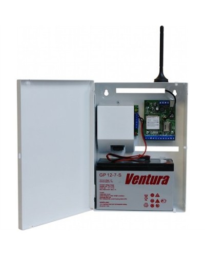 SR103-2GSM-SBK25-W Ретро (SR103-2GSM BK-7W) под АКБ 7Ач, цвет белый. Конвертор протоколов. Проксима в Омске