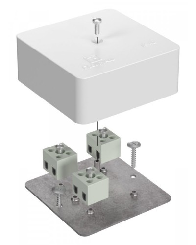 Коробка огнестойкая 75х75х30 (40-0450-FR2.5-6). Коробка огнестойкая для открытой установки. Промрукав в Омске