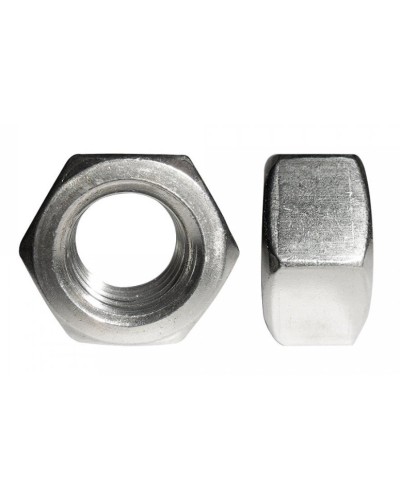 Гайка шестигранная нержавеющая (А2) M8 (DIN 934) (500 шт) (PR08.7456). Гайка шестигранная нержавеющая (А2). Промрукав в Омске