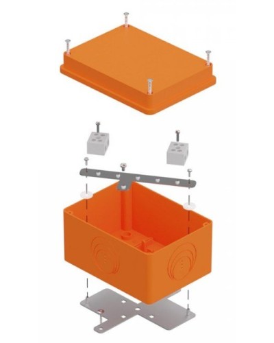 Коробка огнестойкая 150х110х90 E15-E120 для о/п (40-0351-FR10.0-4). Коробка огнестойкая для открытой установки. Промрукав в Омске