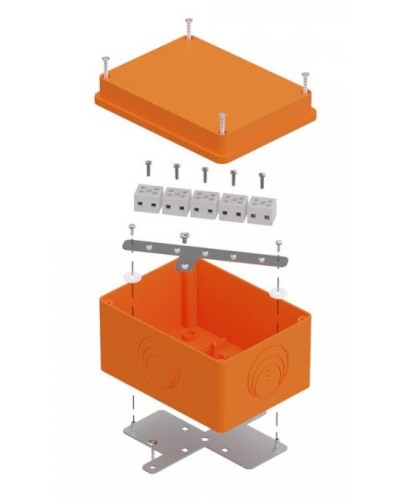 Коробка огнестойкая 150х110х90 E15-E120 для о/п (40-0351-FR1.5-10). Коробка огнестойкая для открытой установки. Промрукав в Омске