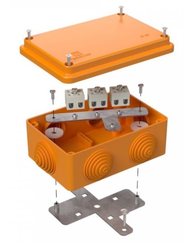 Коробка огнестойкая 120х80х50 (40-0340-FR2.5-6). Коробка огнестойкая для открытой установки. Промрукав в Омске