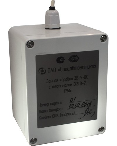 ZB-5-QC с DRTB-2 исп.02. Монтажная зонная коробка. Спецавтоматика, Москва в Омске