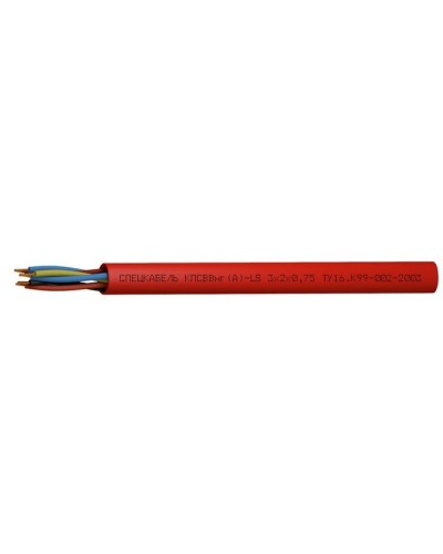 КПСВВнг(А)-LS 3х2х1,5 (Спецкабель). Кабель симметричный для систем сигнализации и управления, групповой прокладки, с пониженным дымо- и газовыделением. Спецкабель в Омске