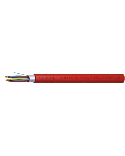 КПСВЭВнг(А)-LS 5х2х0,5 (Спецкабель). Кабель симметричный для систем сигнализации и управления, групповой прокладки, с пониженным дымо- и газовыделением. Спецкабель в Омске