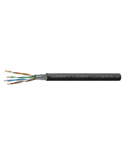 СПЕЦЛАН SF/UTP Cat 5e ZH нг(А)-HF 4х2х0,52. Кабель «витая пара» (LAN) для структурированных систем связи. Спецкабель в Омске