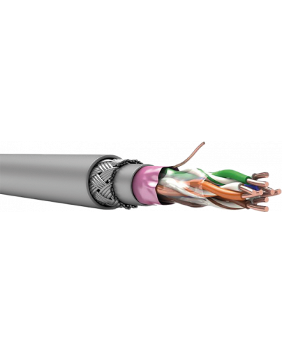 TechnoLAN F/UTP SWA PS Cat 5e ZH нг(A)-HF 2x2x0,52. Кабель «витая пара» (LAN) для структурированных систем связи. СПКБ-Техно в Омске