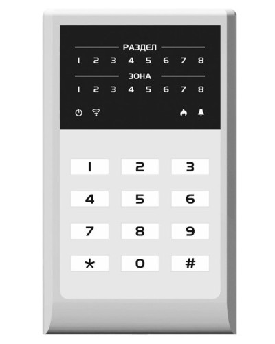 МИРАЖ-КД-04 (grey). Кнопочная кодовая панель. Стелс НПП в Омске