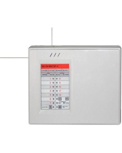 ВС-ПК ВЕКТОР-С (Wi-Fi + GE (GSM+Ethernet)). Прибор приемно-контрольный и управления охранно-пожарный адресный радиоканальный со встроенным коммуникатором GSM. Версет в Омске